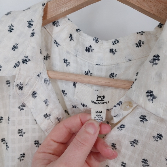 Thread & Supply Boxy Button Front Top - Picture 3 of 5